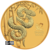 Beautiful 2025 1 oz Perth Mint Lunar Snake Branches Gold Round Reverse
